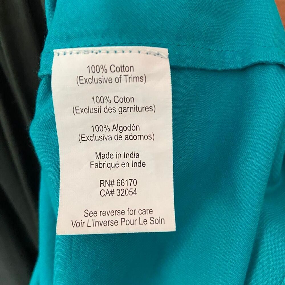 Anthropologie Geisha Designs green blue colorblock cutout maxi dress - Picture 9 of 9